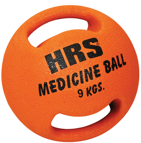 Rubberised Medicine Balls (Double Handle)